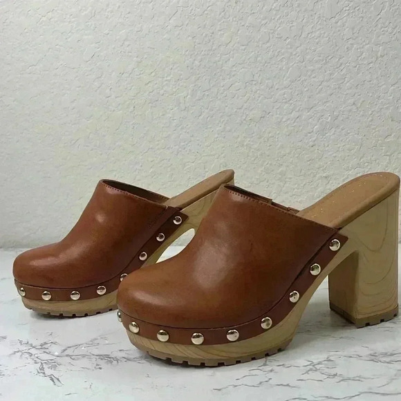 Sun + Stone - Tanyaa Microsuede Slip-On Mules Size 6 M - Picture 10 of 15